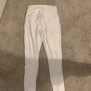 White lulu lemon legging